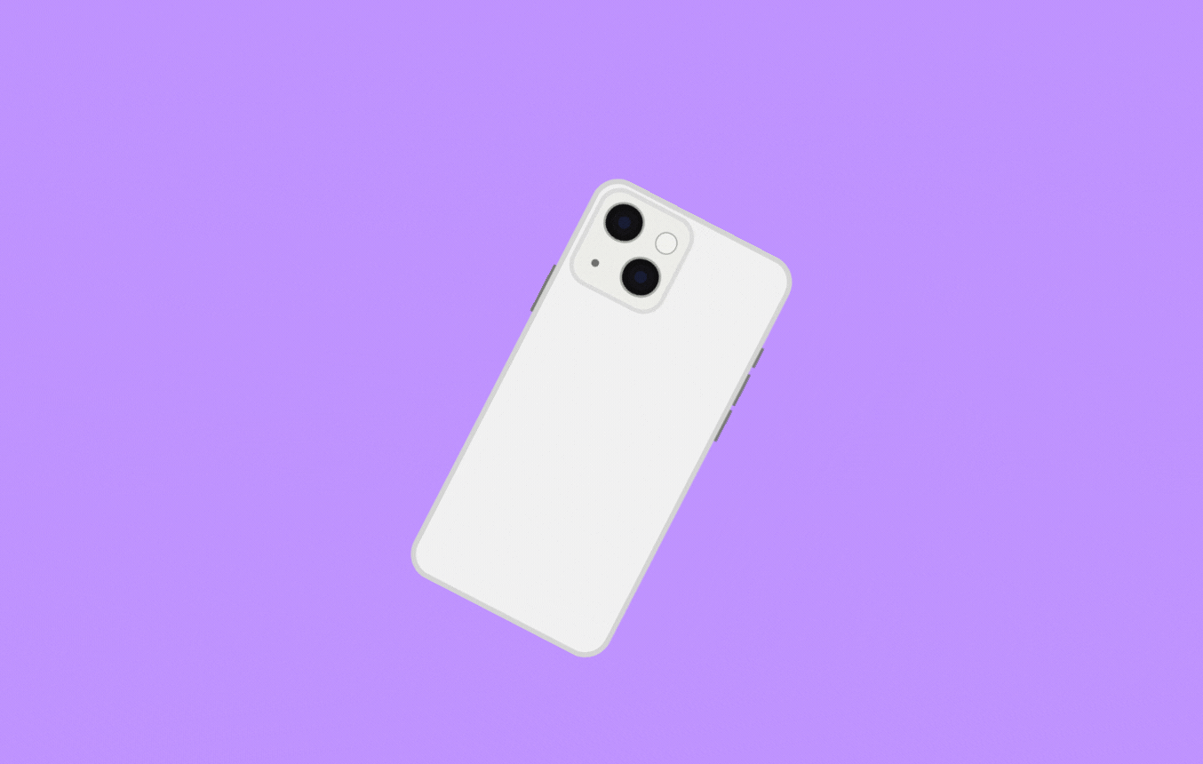 A camera on a phone